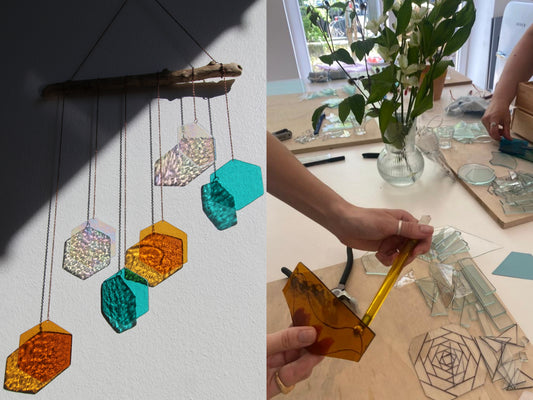 BARCELONA: Full day Glass Crafting Workshop, create your Suncatcher/ Mobile Installation!