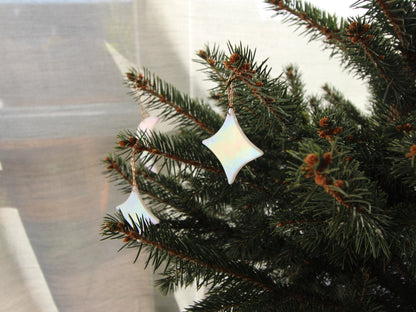 Tannenbaumschmuck Set handgefertigt aus Glas