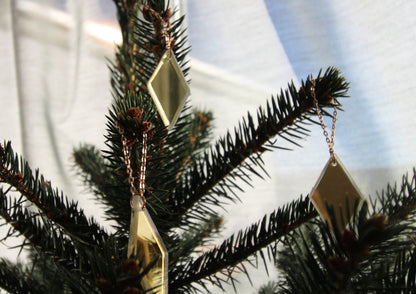 Tannenbaumschmuck Set handgefertigt aus Glas